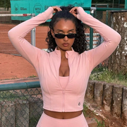Arcadia Crop Yoga Sports Jacket